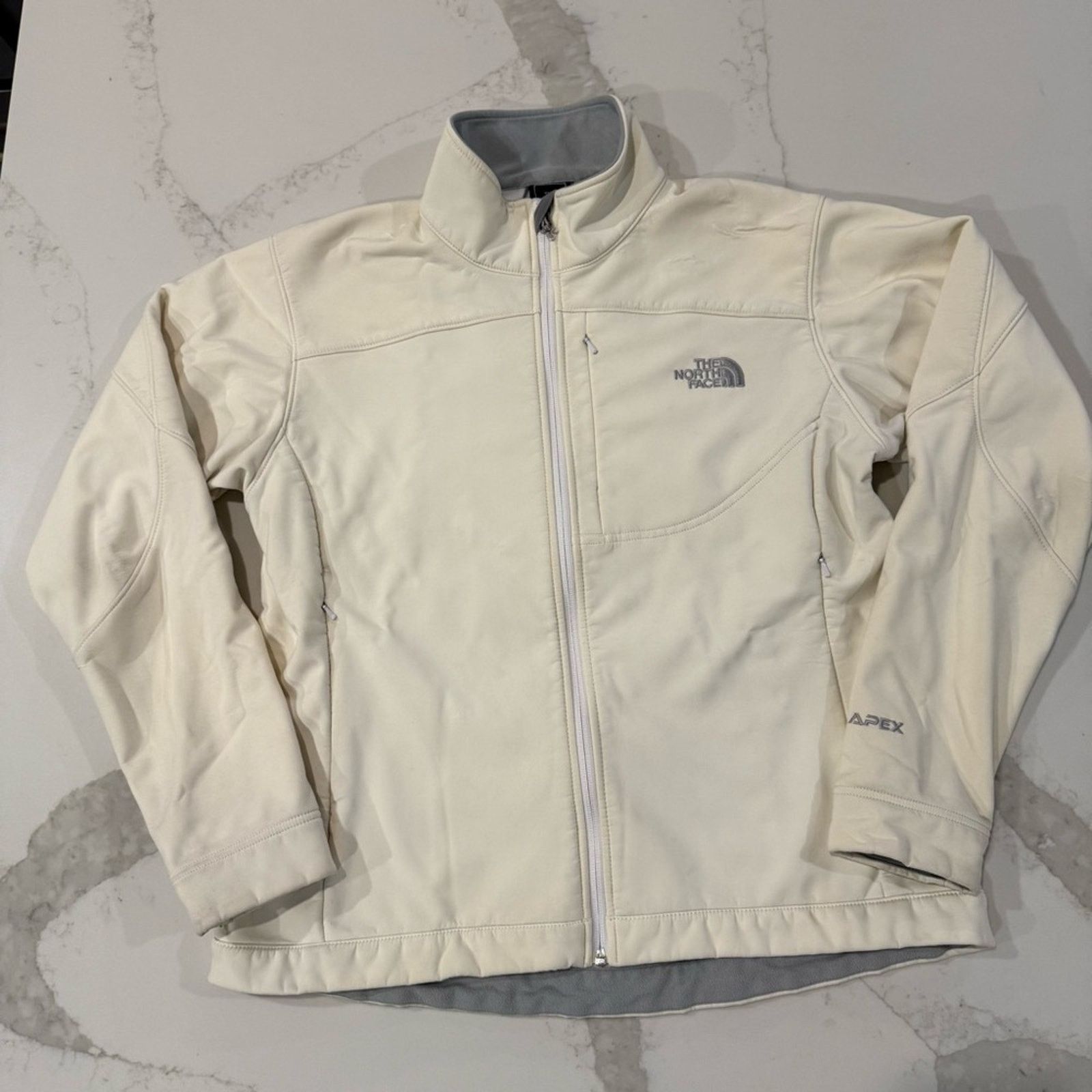 The North Face The North Face Apex Bionic Jacket Women’s Large White Dune Size L / US 10 / IT 46 - 1 Thumbnail