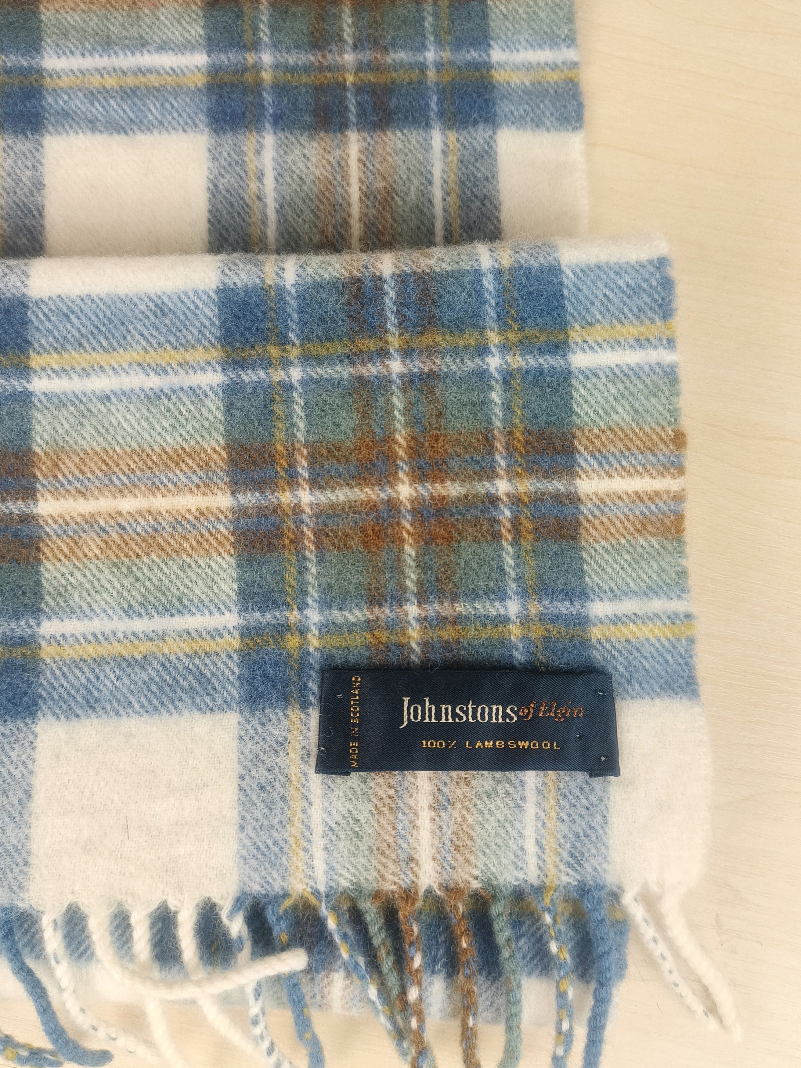 Johnstons Of Elgin Johnstons of Elgin Lambswool Stewart Muted Scottish Scarf Size ONE SIZE - 2 Thumbnail