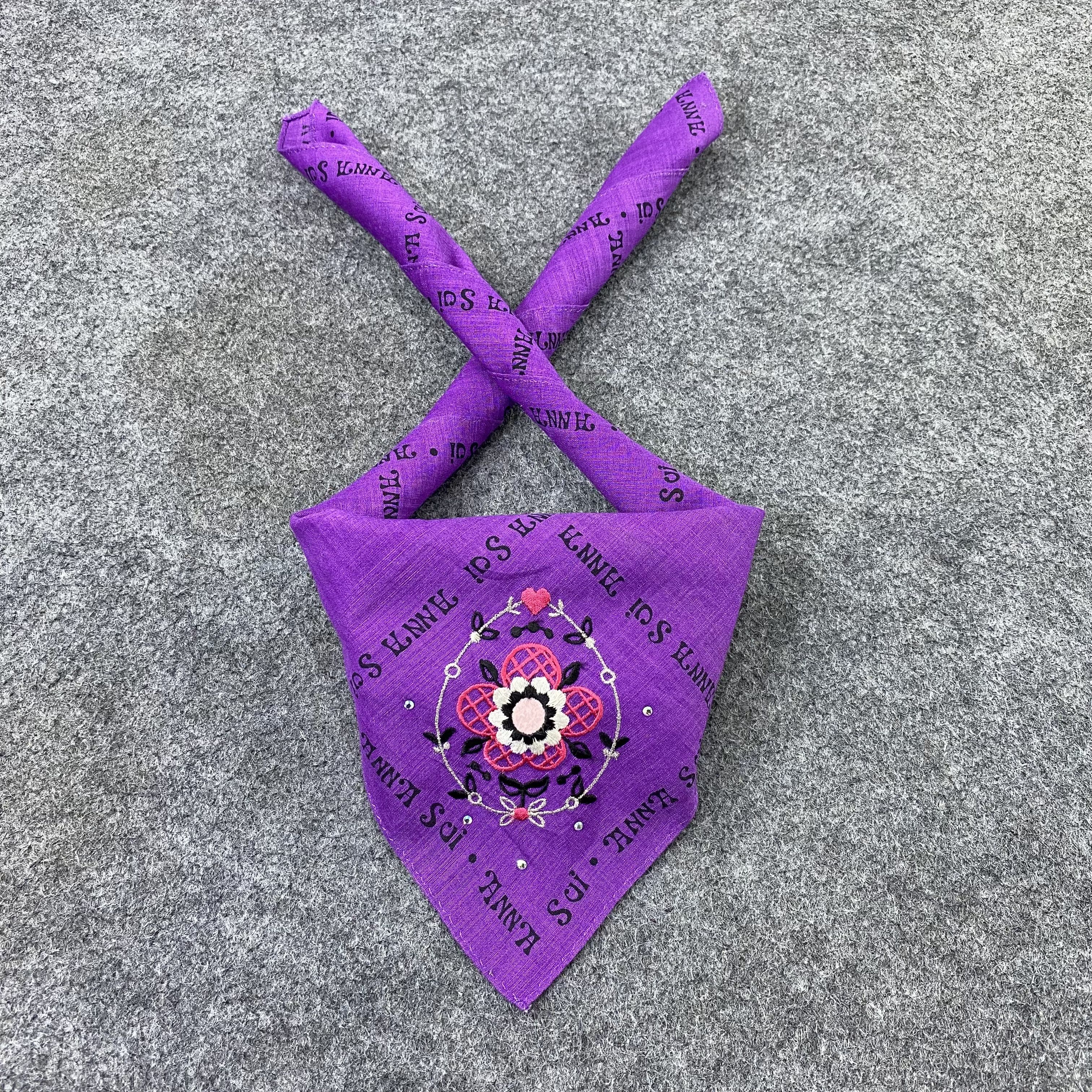 Anna Sui Anna Sui Handkerchief Neckerchief Bandana-B1557 Size ONE SIZE - 2 Thumbnail