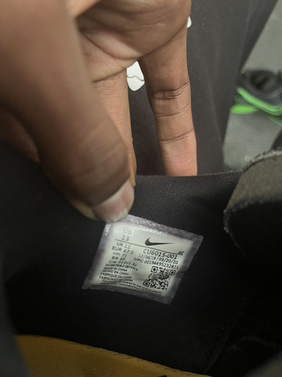 Nike × Off-White Black Off White Rubber Dunks Size US 13 / EU 46 - 8 Thumbnail