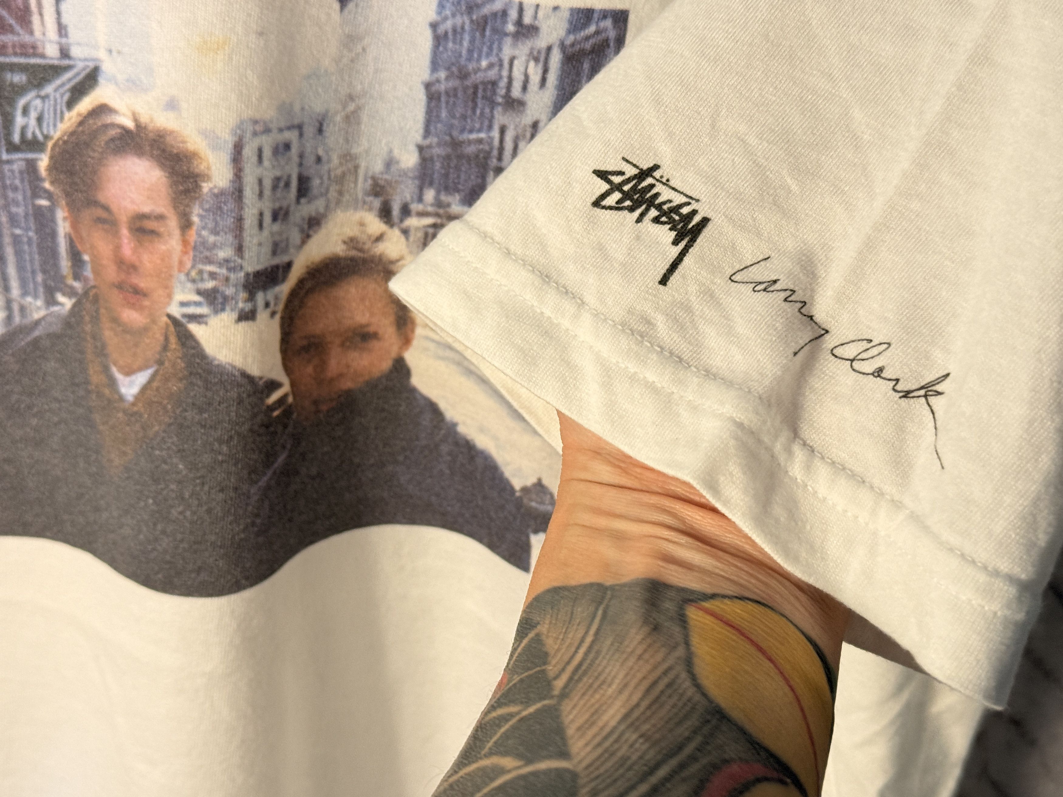 Stussy Larry Clark 1993 photo Leonardo DiCaprio & Kate Moss Size US S / EU 44-46 / 1 - 3 Thumbnail