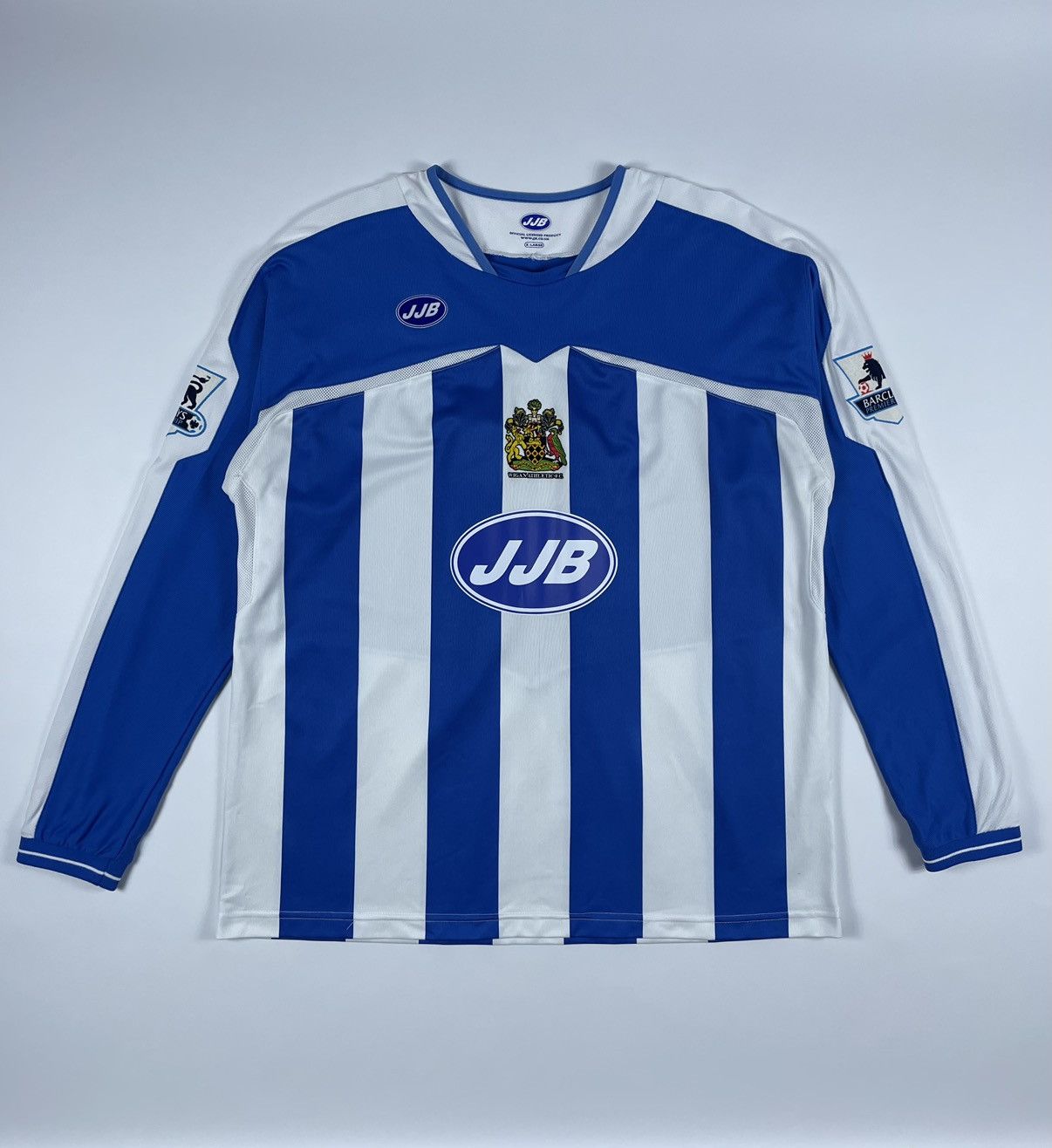 Vintage Wigan Athletic JJB Lee Henry McCulloch #11 Soccer Longsleev Size US XL / EU 56 / 4 - 2 Thumbnail
