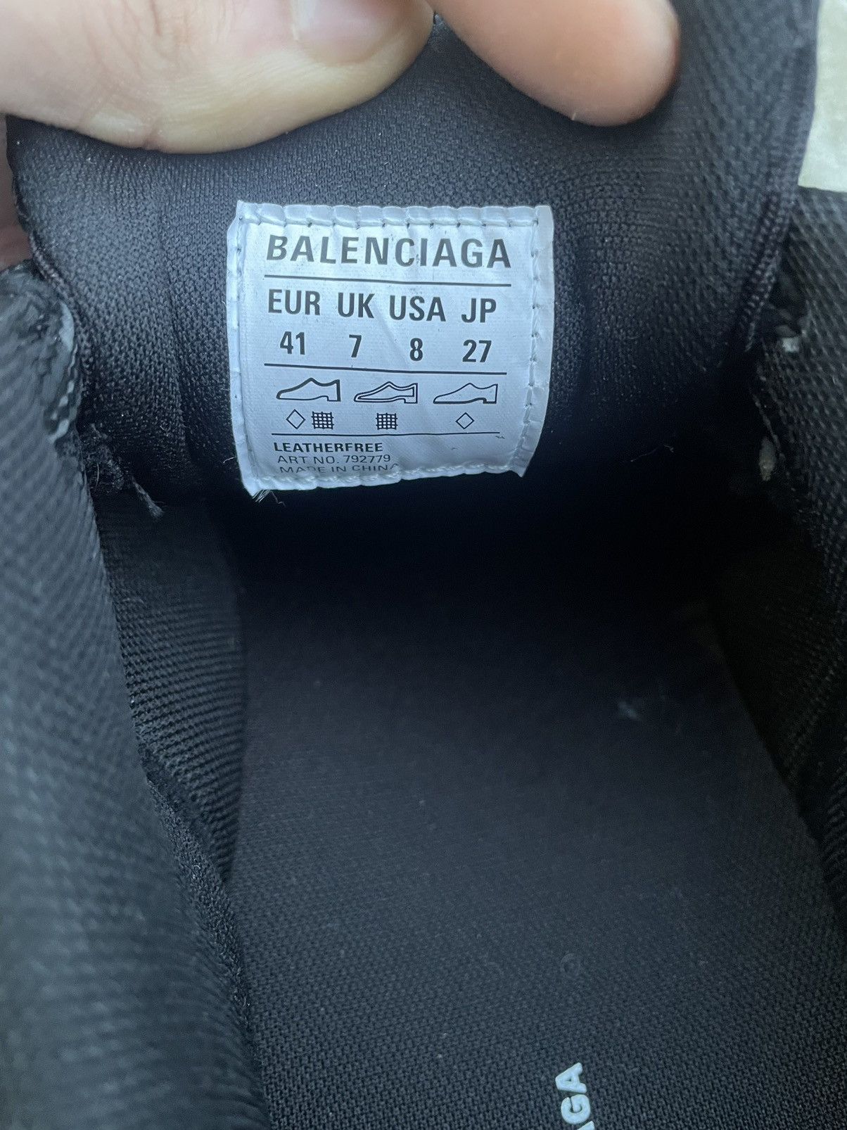 Balenciaga Triple Black 10XL Size US 10 / EU 43 - 7 Thumbnail