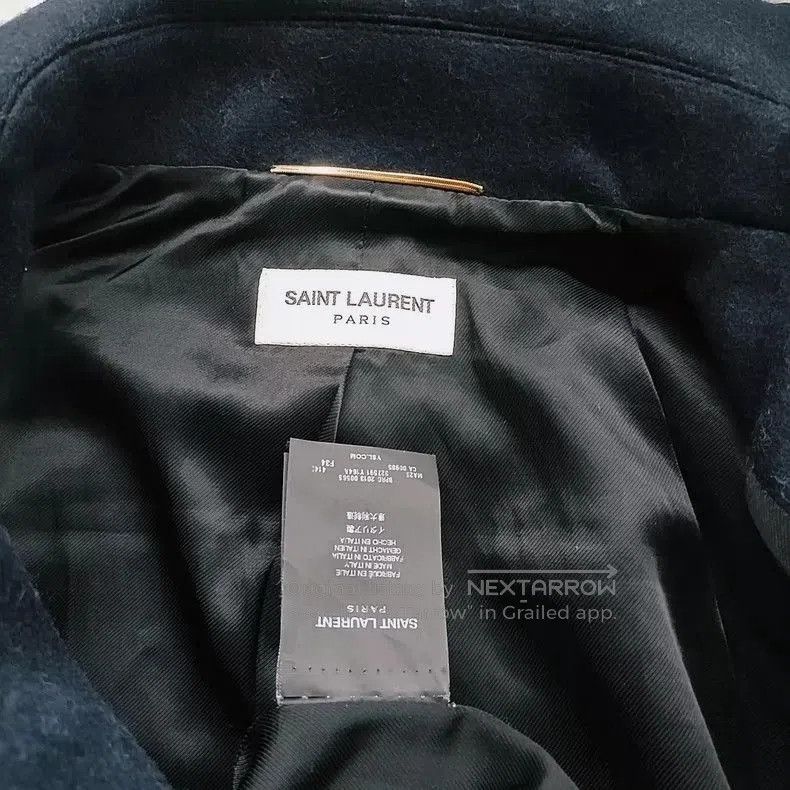 Saint Laurent Paris Saint Laurent Paris Blue short jacket. Size US S / EU 44-46 / 1 - 5 Thumbnail