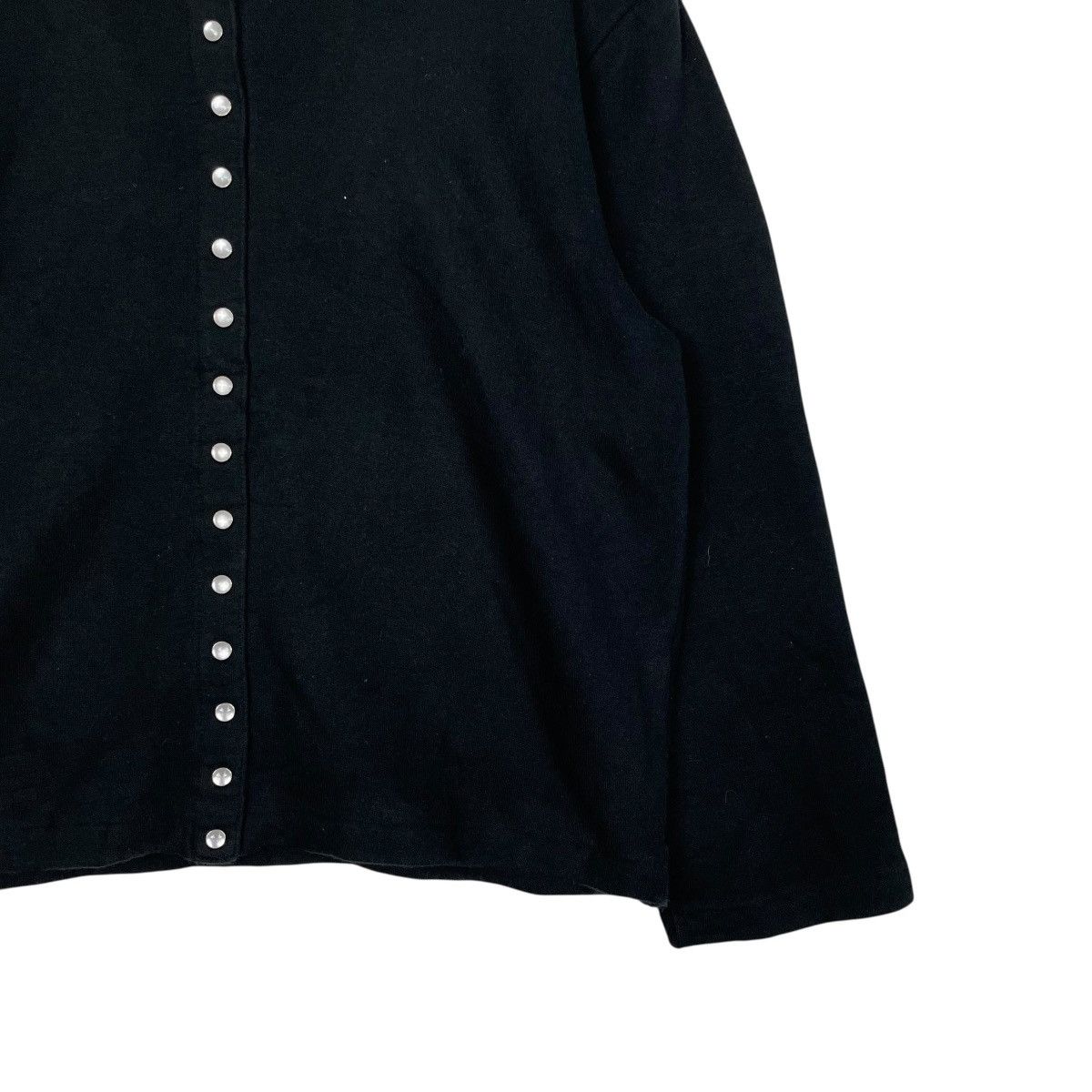 agnes b. Agnes B Snap Button Crop Top Cardigan Size S / US 4 / IT 40 - 4 Thumbnail