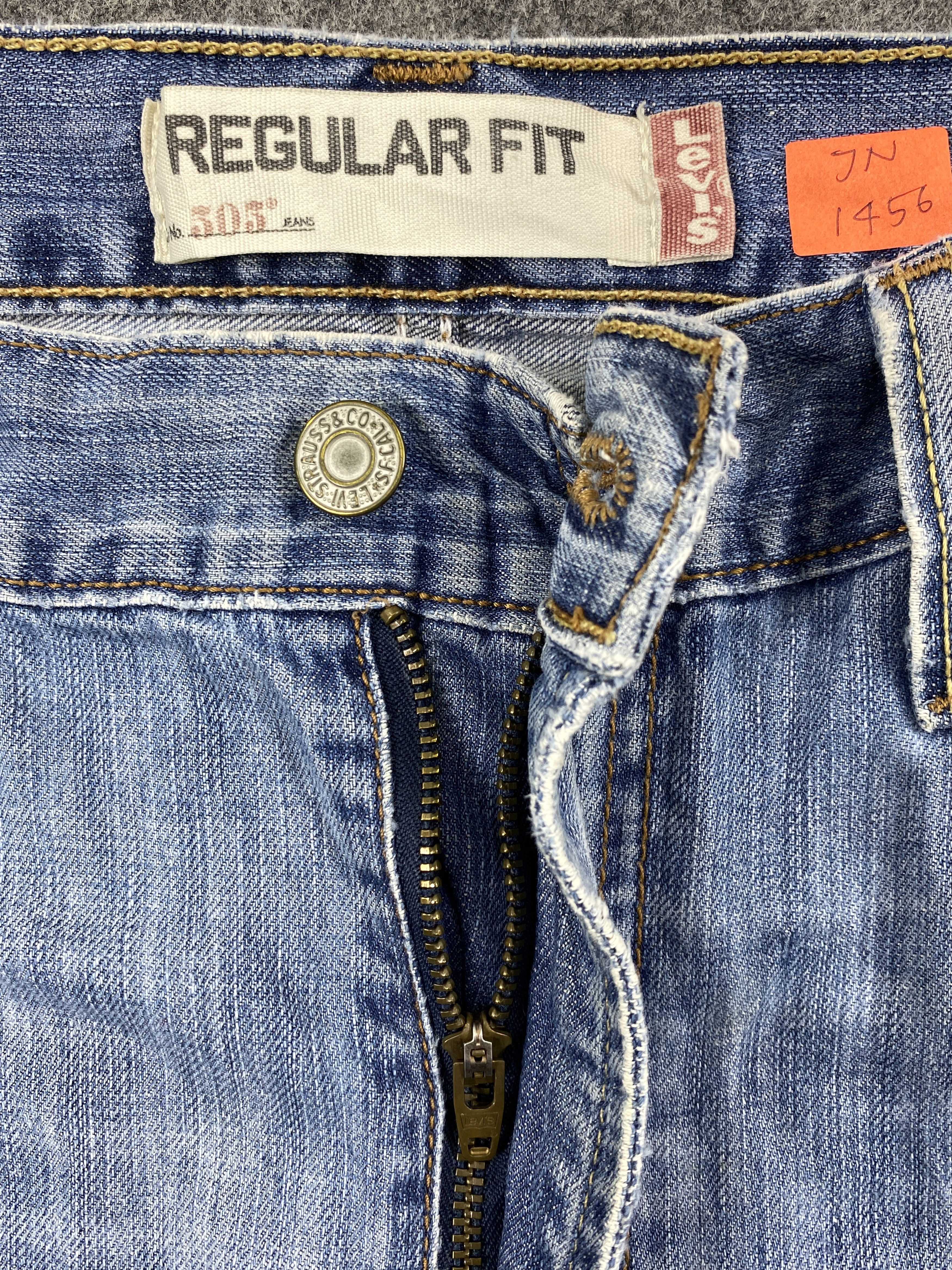 Levi's Mid Blue Vintage Levi's 505 Jeans 34x29 Denim -JN1456 Size US 34 / EU 50 - 6 Thumbnail