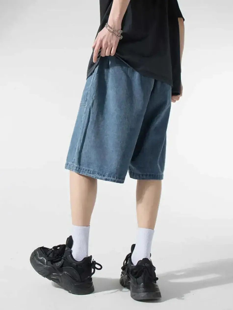 Japanese Brand Loose casual versatile denim shorts Size US 32 / EU 48 - 6 Thumbnail