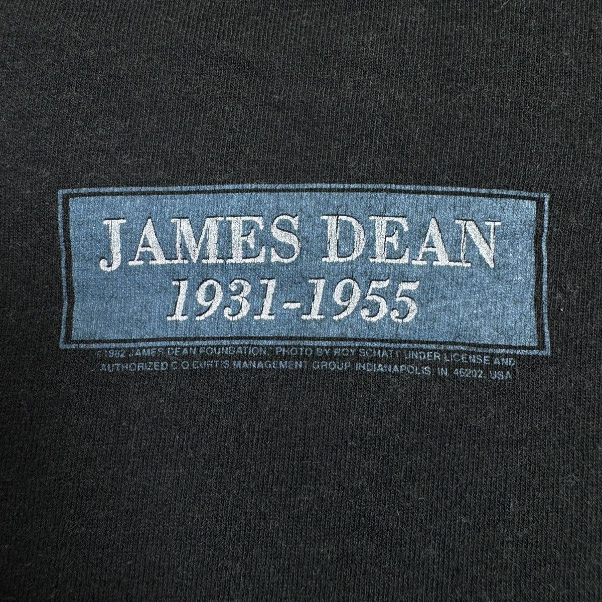 Vintage Vintage 1982 James Dean Photograph Roy Schatt tee 80s actor Size US S / EU 44-46 / 1 - 4 Thumbnail