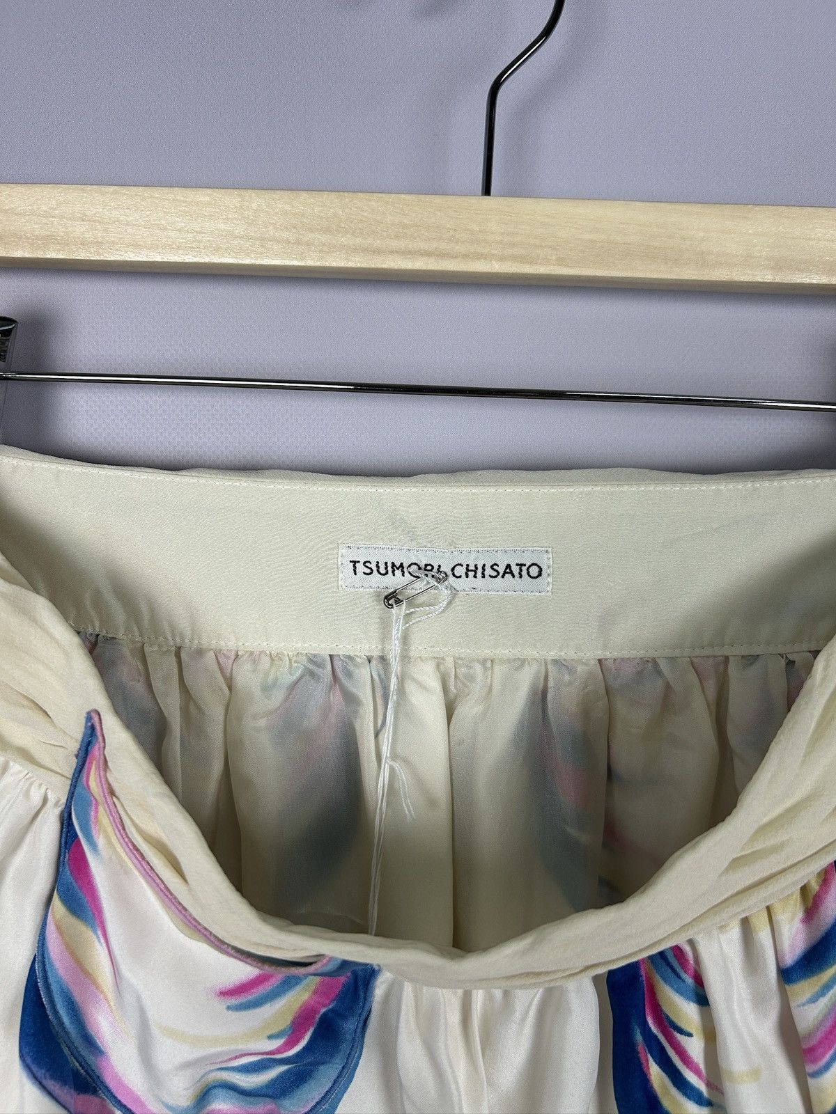 Designer × Japanese Brand × Tsumori Chisato Tsumori Chisato Floral Animal Printed Silk Skirt Size 3 / L Size 32" / US 10 / IT 46 - 13 Thumbnail