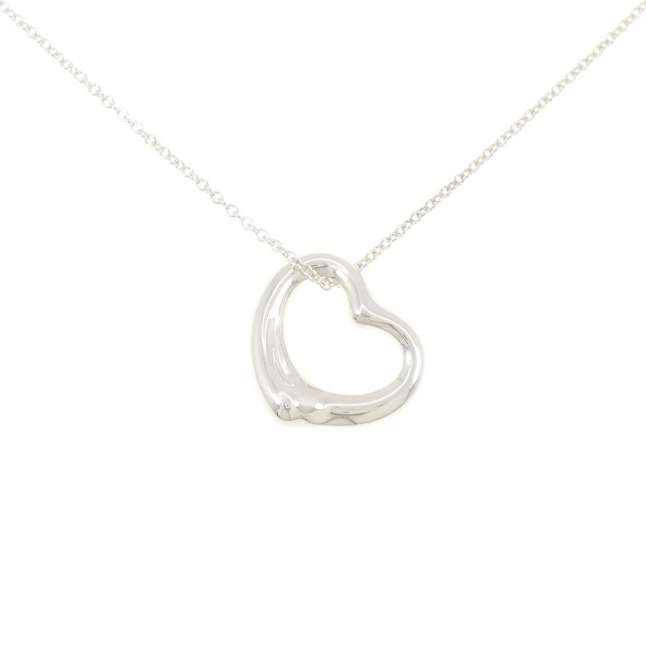Tiffany & Co. Tiffany & Co. Tiffany Open Heart 925 Silver Necklace Precious Metal Necklace 60020474 DUTY FREE for USA Size ONE SIZE - 1 Thumbnail