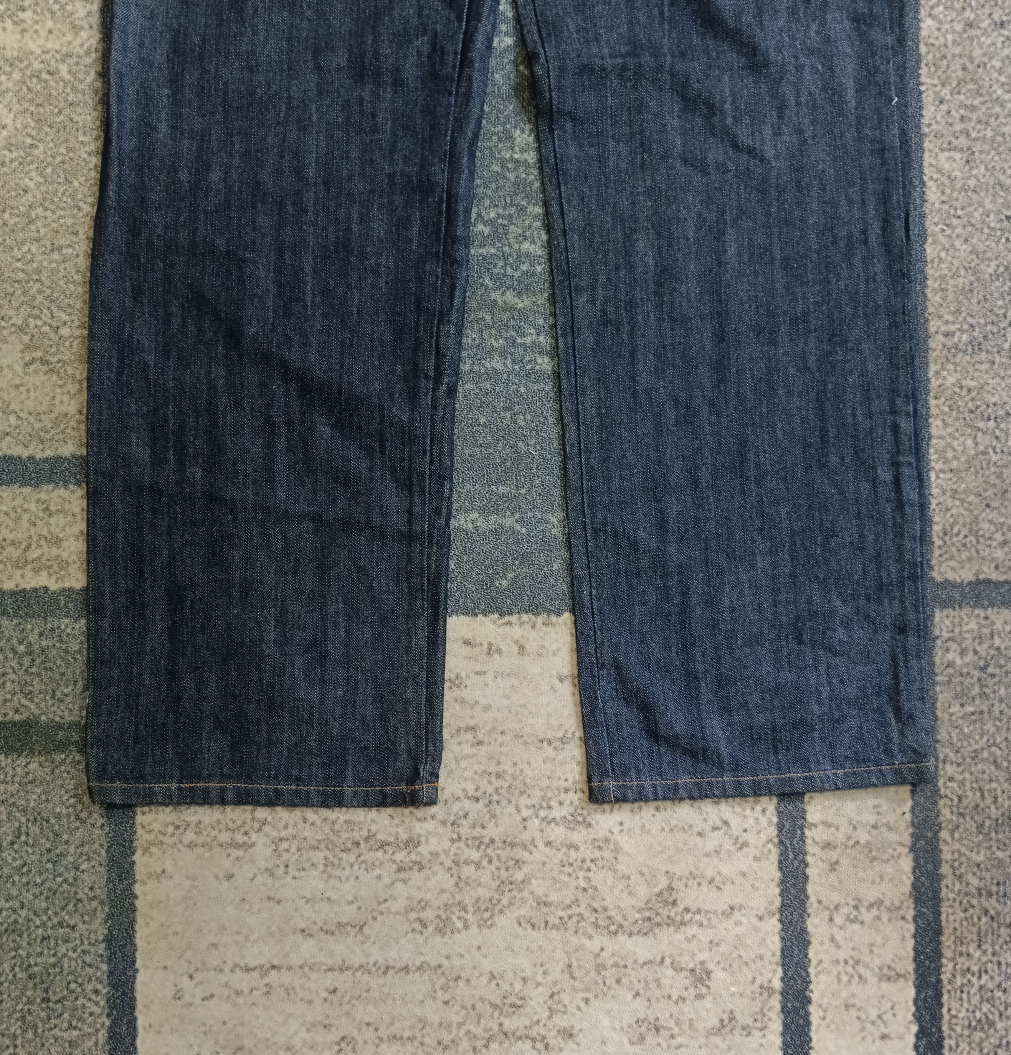 Japanese Brand TRENDING WIDE PANTS🔥 PANISH STITCH ABSTRACT DENIM Size US 34 / EU 50 - 6 Thumbnail