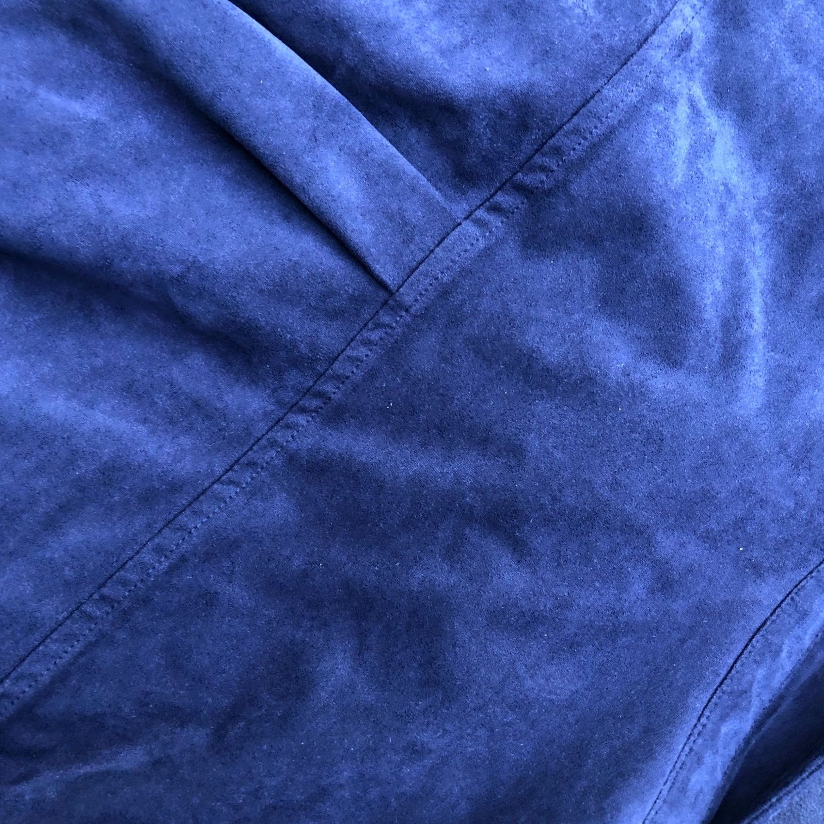 Gap GAP Button-Up Shirt Women XL Tall Faux Leather Long Sleeve Blue Suede Button Down Size XL / US 12-14 / IT 48-50 - 5 Thumbnail
