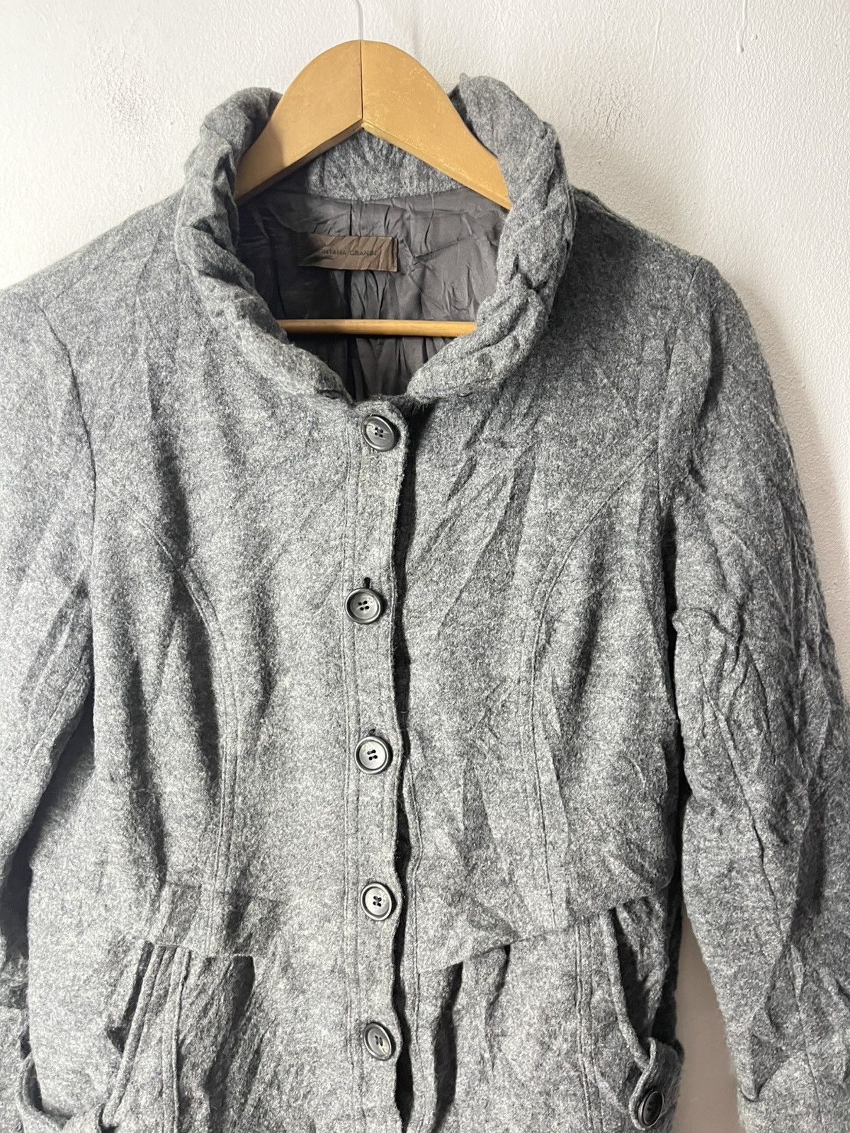 Japanese Brand FONTANA GRANDE JAPANESE BRAND WOOL JACKET Size M / US 6-8 / IT 42-44 - 4 Thumbnail