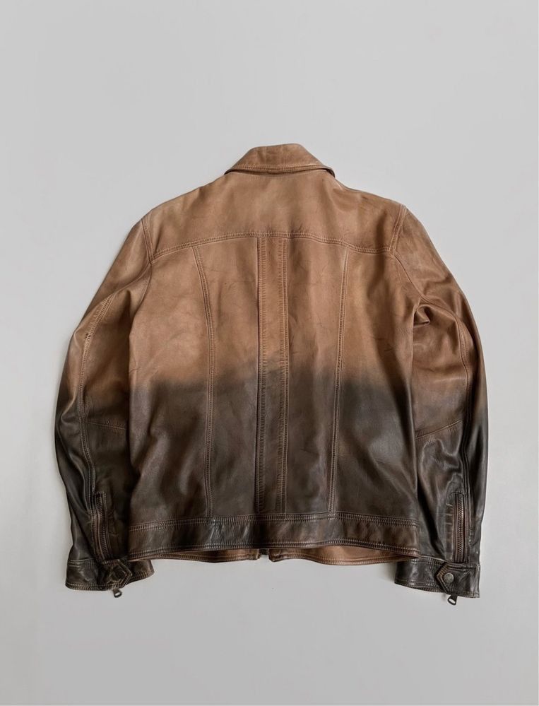 Dolce & Gabbana Dolce Gabbana Gradient Leather Jacket Size US L / EU 52-54 / 3 - 2 Thumbnail