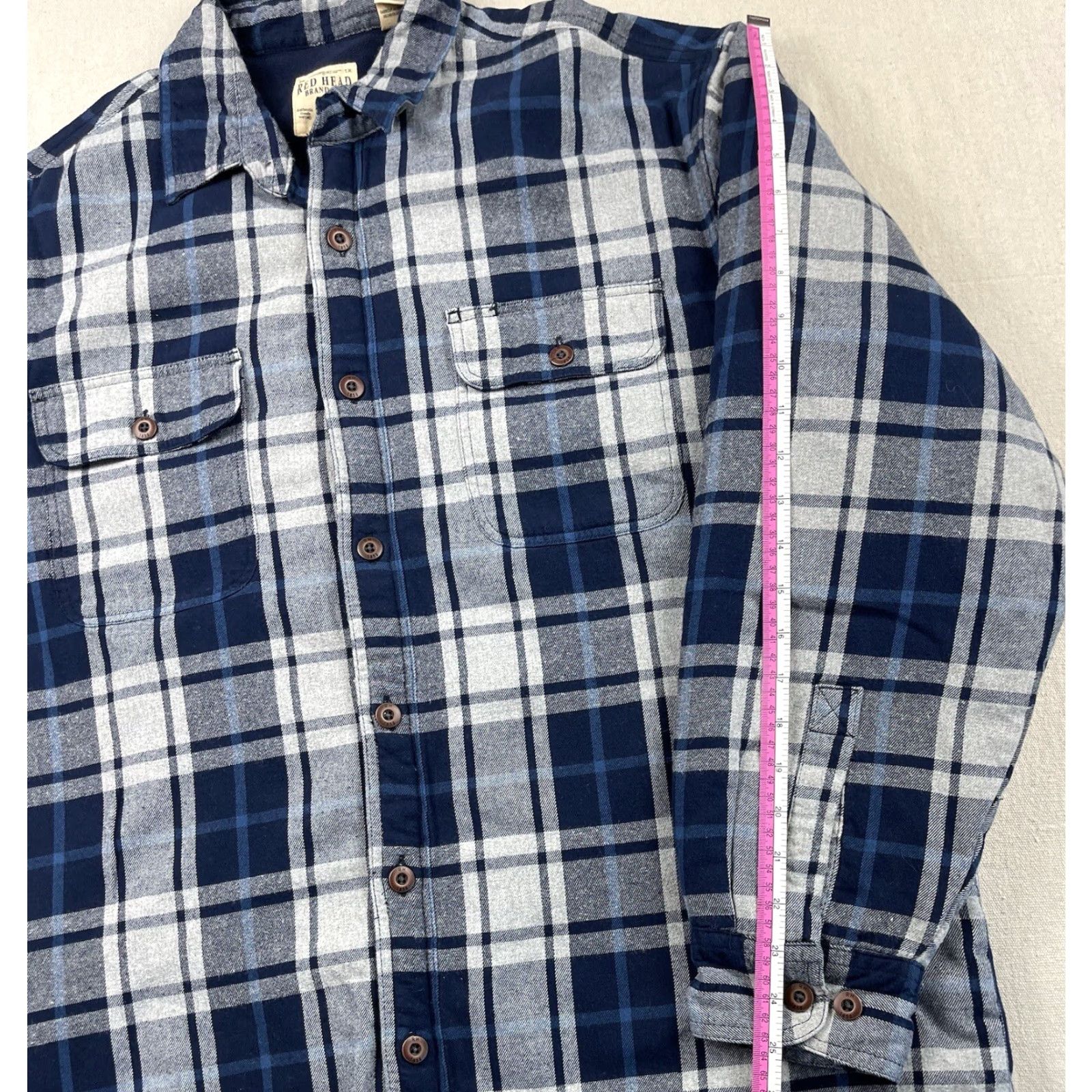 Vintage RedHead Mens XL Jacket Flannel Shacket Heavyweight Plaid Button-Up Size US XL / EU 56 / 4 - 5 Thumbnail