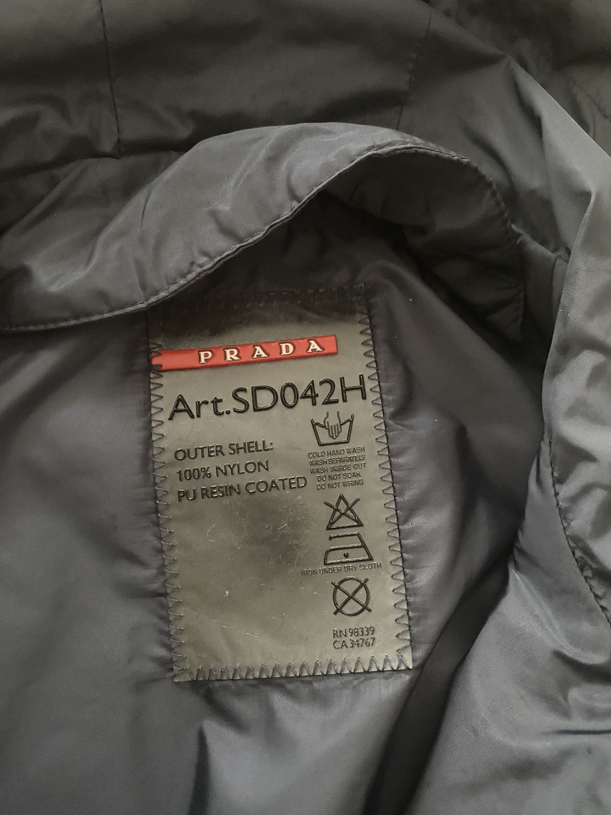 Prada PRADA double layer blazer style hooded nylon jacket Size US S / EU 44-46 / 1 - 11 Thumbnail
