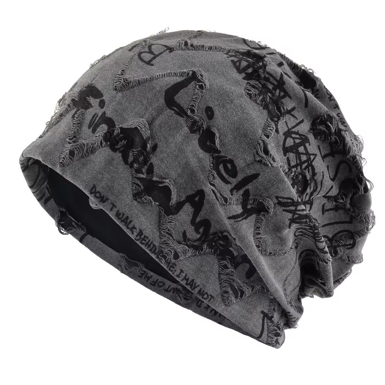 Other Letter Printing Graphic Breathable Thin Beanies Size ONE SIZE - 1 Thumbnail