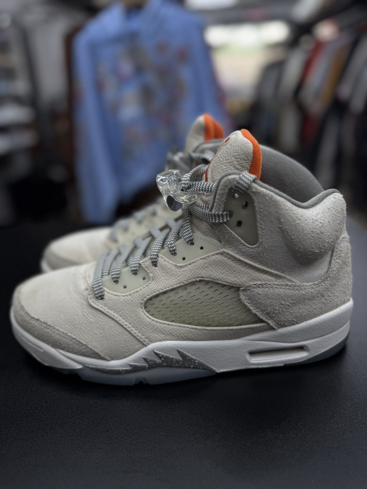 Jordan Brand × Nike Jordan 5 Craft Light Orewood Brown Size 9.5 🧼 Size US 9.5 / EU 42-43 - 6 Thumbnail
