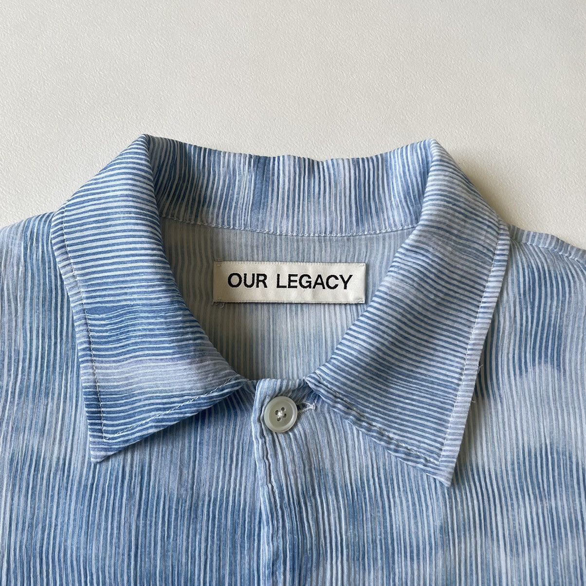 Our Legacy Light Blue Tie Dye Print ‘Box Shirt’ Size US M / EU 48-50 / 2 - 3 Thumbnail
