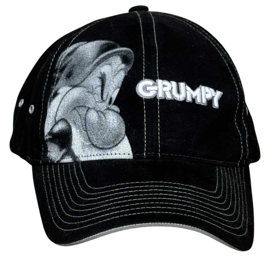 Disney Black Disney Grumpy Men's Hat Size ONE SIZE - 1 Thumbnail