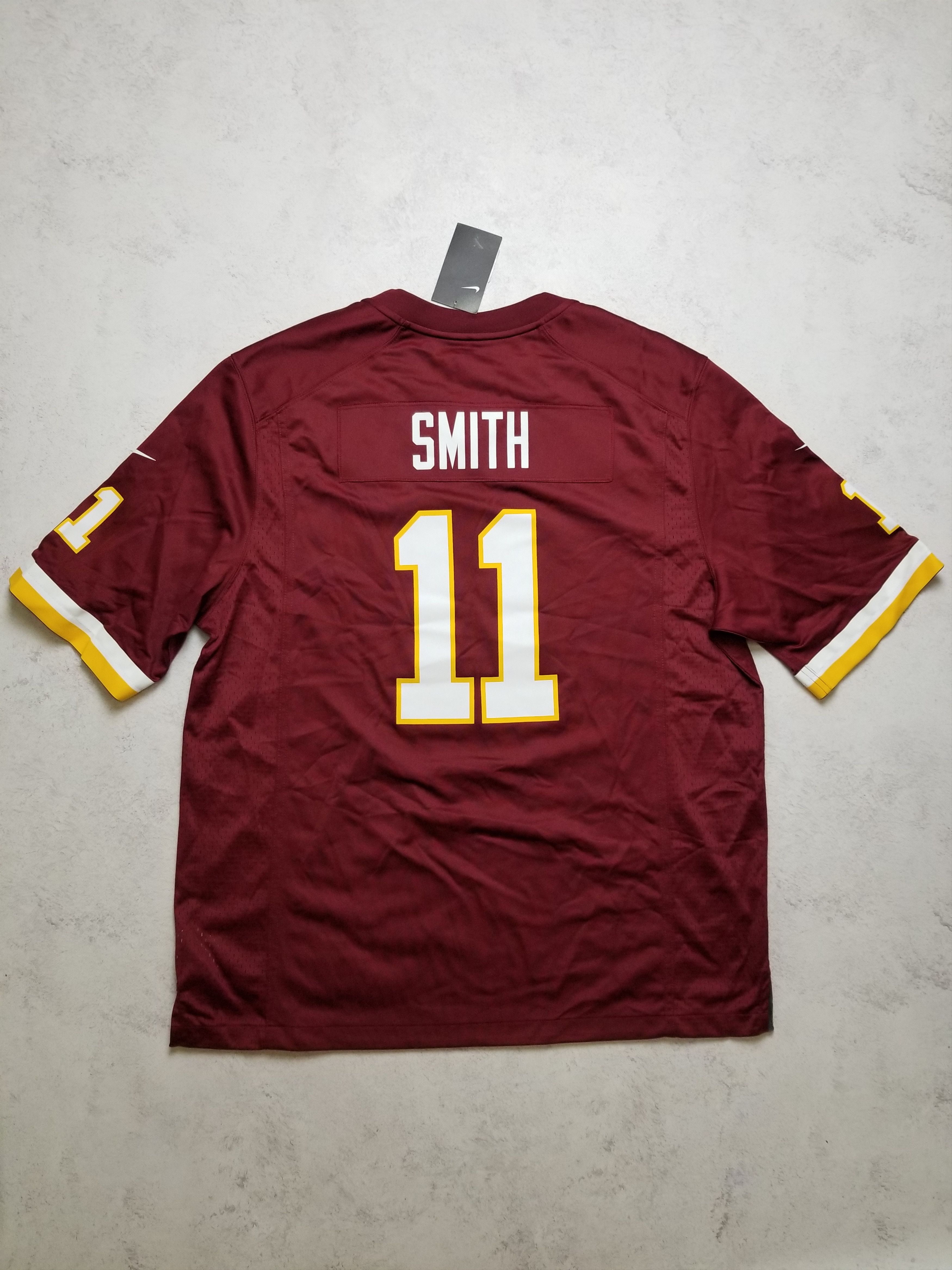 Nike Nike Washington Redskins Alex Smith #11 Burgundy NFL Jersey Size US XL / EU 56 / 4 - 2 Thumbnail