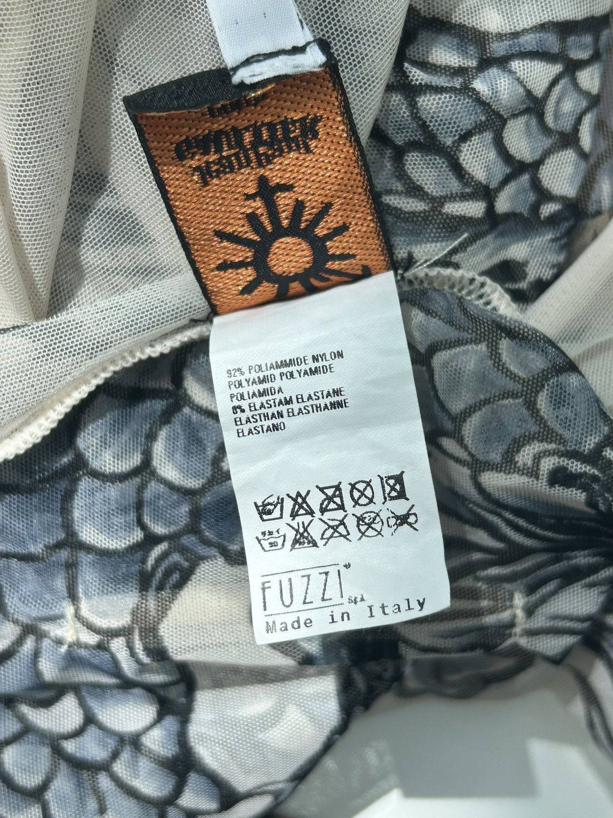Jean Paul Gaultier Jean Paul Gaultier S/S 1996 Safe Sex / Tattoo Mesh Tank Top Size US M / EU 48-50 / 2 - 8 Thumbnail