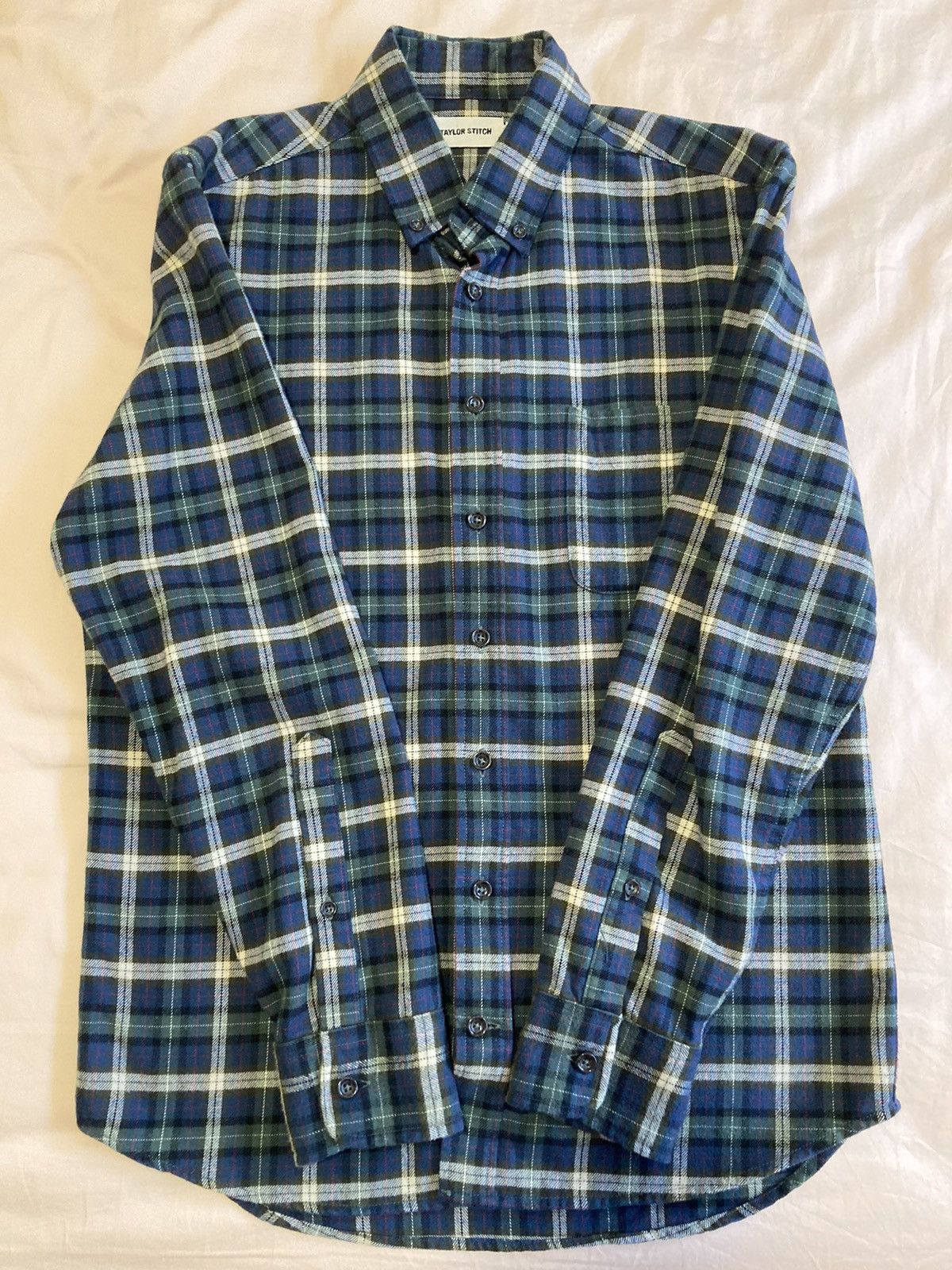 Taylor Stitch Green Plaid Shirt by Taylor Stitch Size US S / EU 44-46 / 1 - 4 Thumbnail