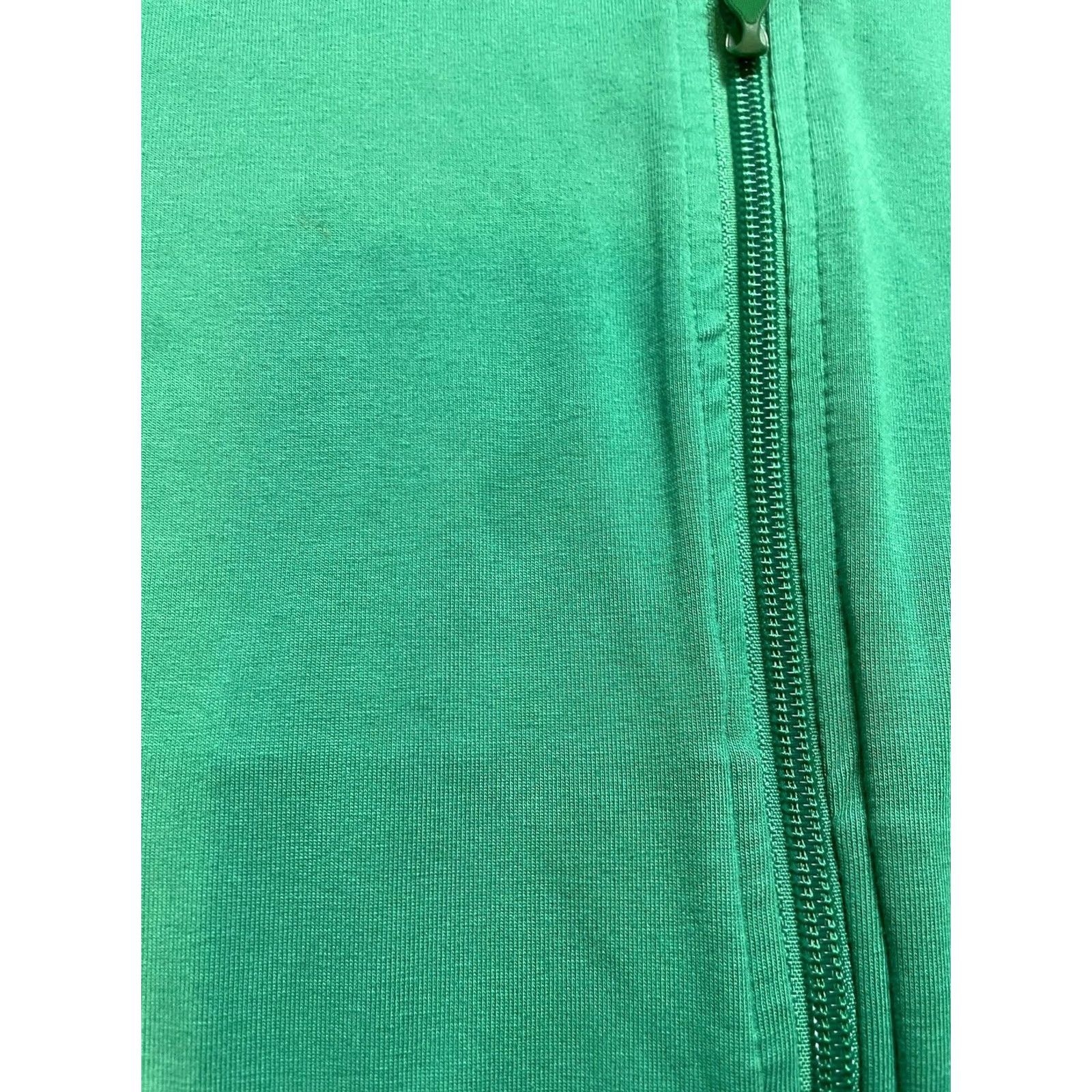 Nike Nike Women's Green Full Zip Sweatert Jacket Sz M Long Sleeve Athletic Stain, Track Jacket, Activewear, Logo, Nike, Green, Regular, Size M, Women Size M / US 6-8 / IT 42-44 - 6 Thumbnail