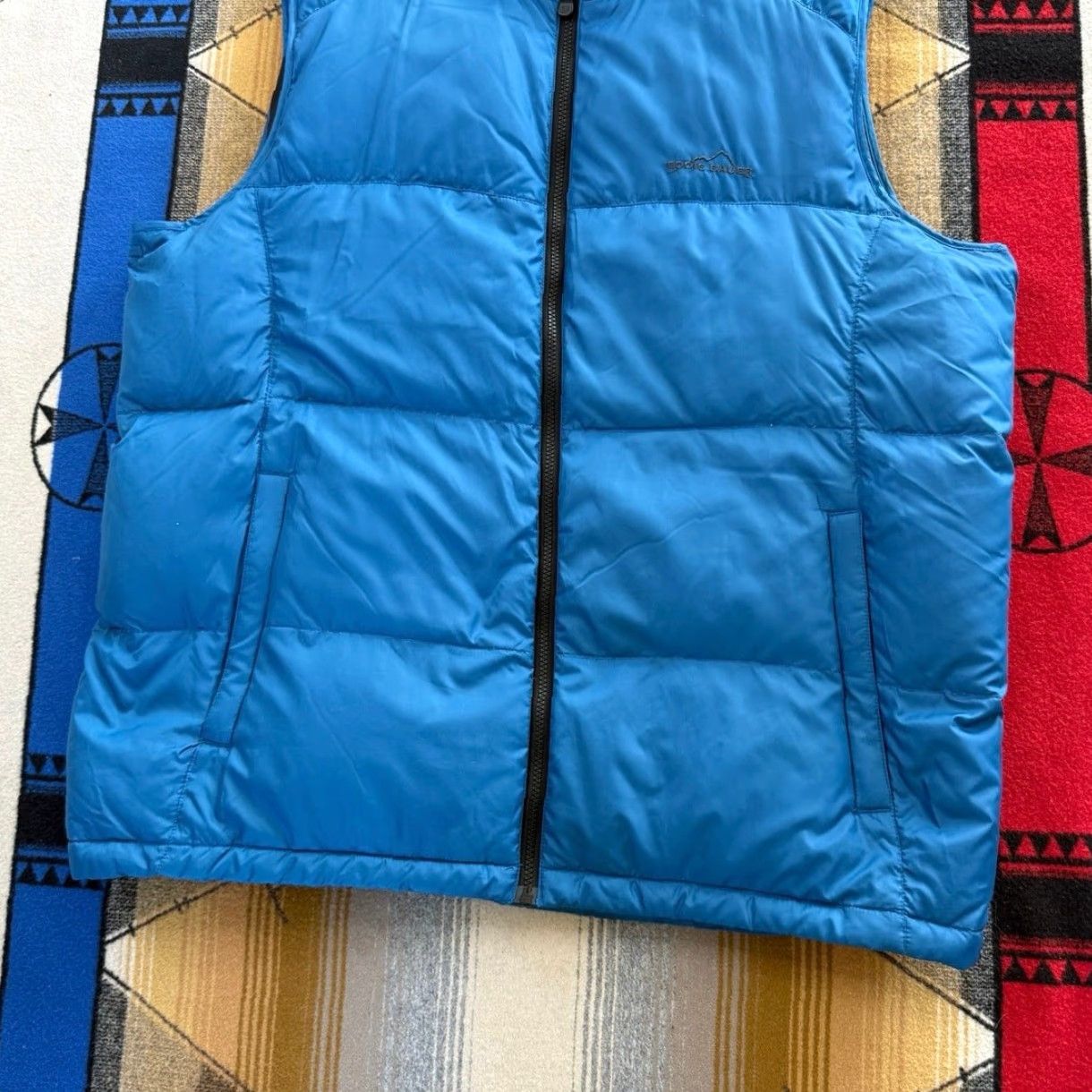 Eddie Bauer **Eddie Bauer Men's XL Blue Premium Goose Down Puffer Vest** User: **Eddie Bauer Men's Premium Goose Down Puffer Vest XL Blue** Size US XL / EU 56 / 4 - 5 Thumbnail
