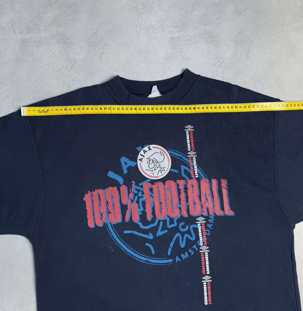Umbro 1980s 1990s Ajax Amsterdam Football Soccer Sweatshirt Umbro Size US XL / EU 56 / 4 - 14 Thumbnail