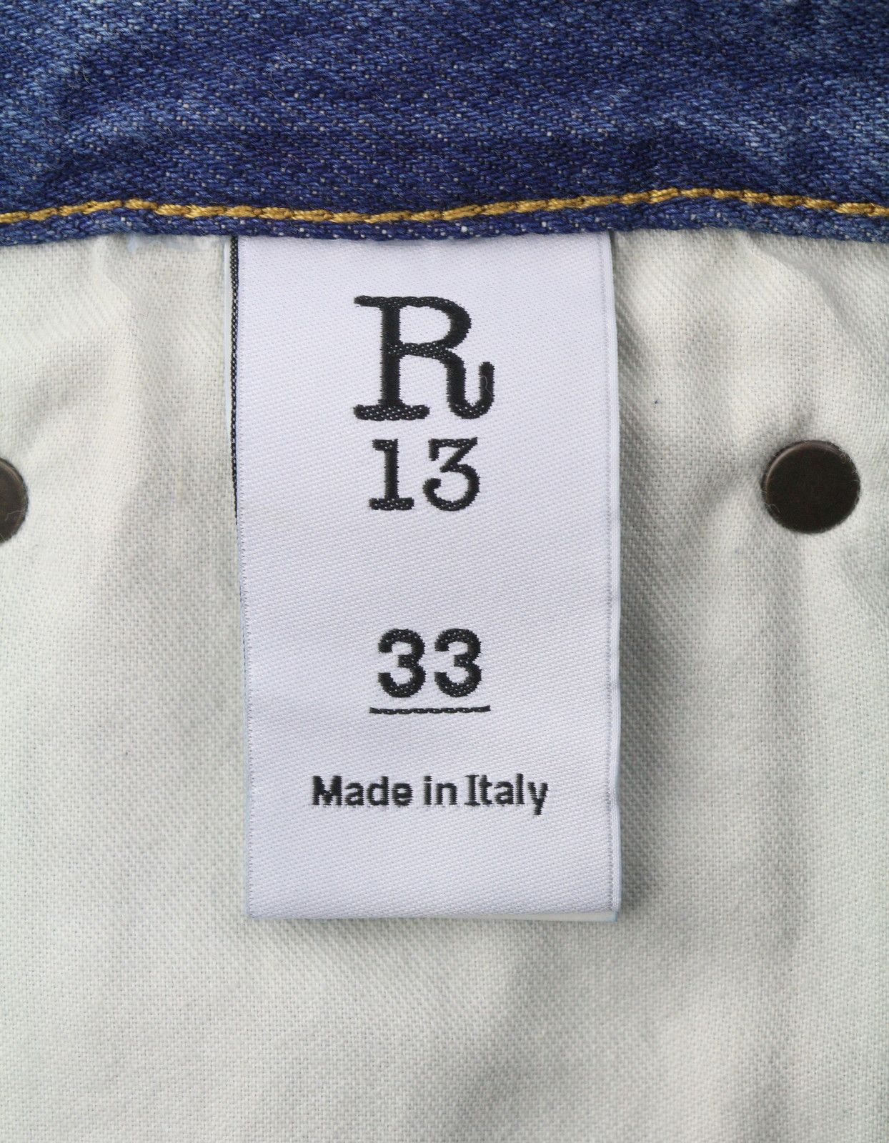 R13 DAMON PLEATED 33 Kellen Faded Blue PS26 88274 Size 33" - 8 Thumbnail