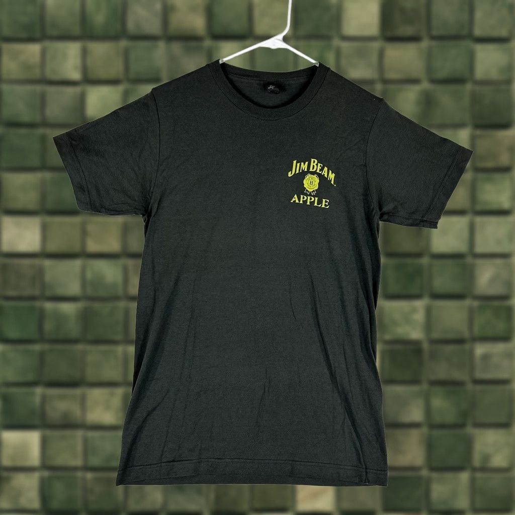 Apple Jim Beam Whiskey Apple Short Sleeve T-shirt Mens Small Gray Logo Tee Top Size US S / EU 44-46 / 1 - 1 Thumbnail