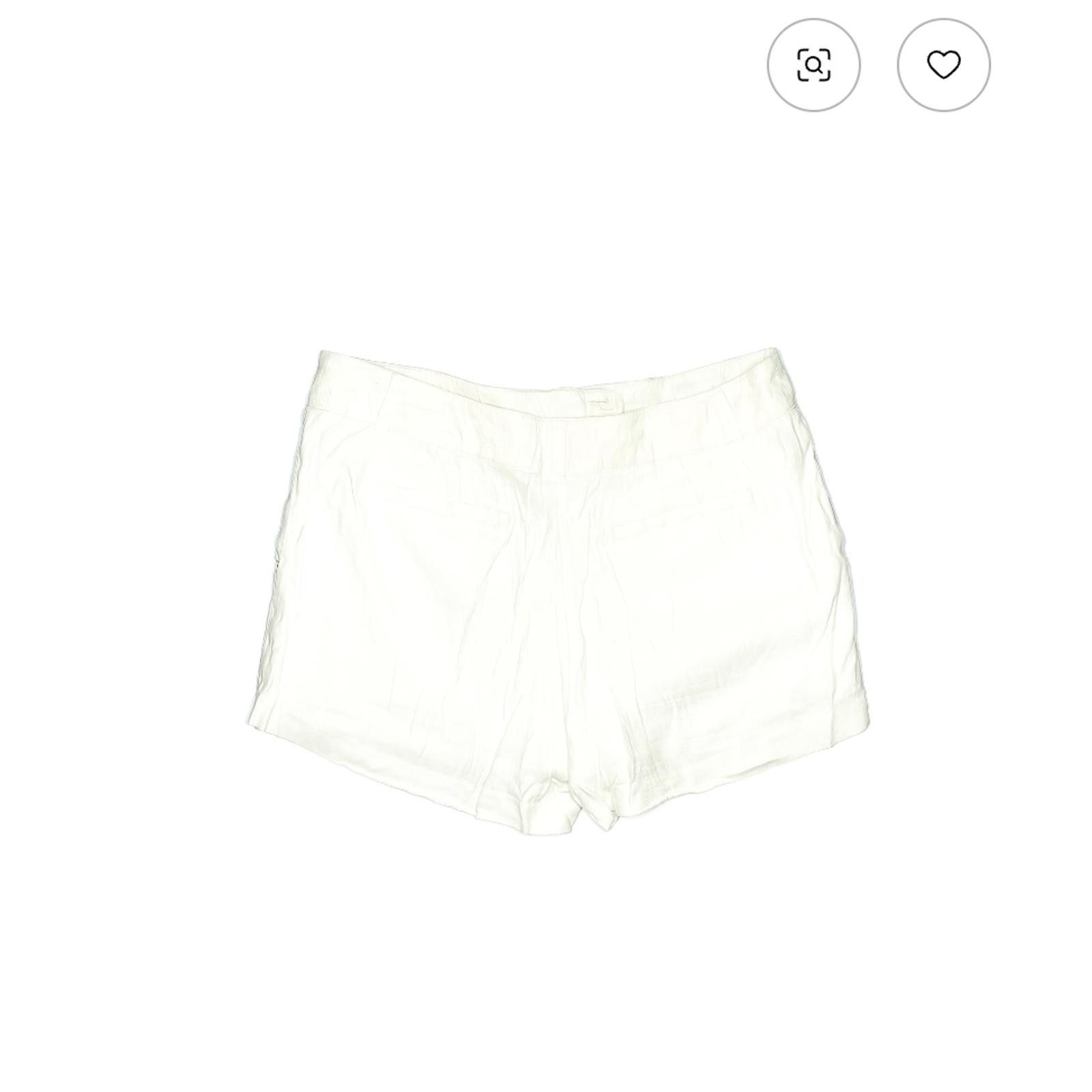 Other Cache White High Rise Waist Shorts Size 12 Size 34" / US 12 / IT 48 - 2 Thumbnail