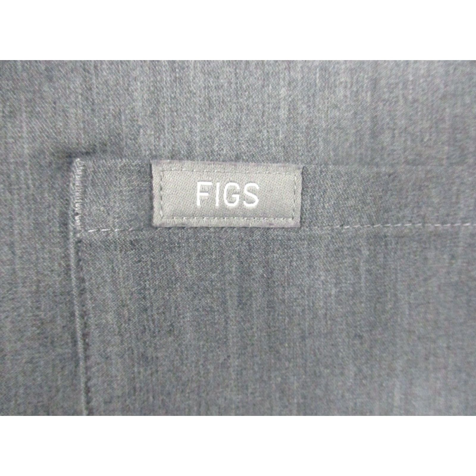 Vintage FIGS Technical Collection Gray Catarina Scrubs V-Neck Top M Uniform Gray Unisex Shirt Size US M / EU 48-50 / 2 - 4 Thumbnail