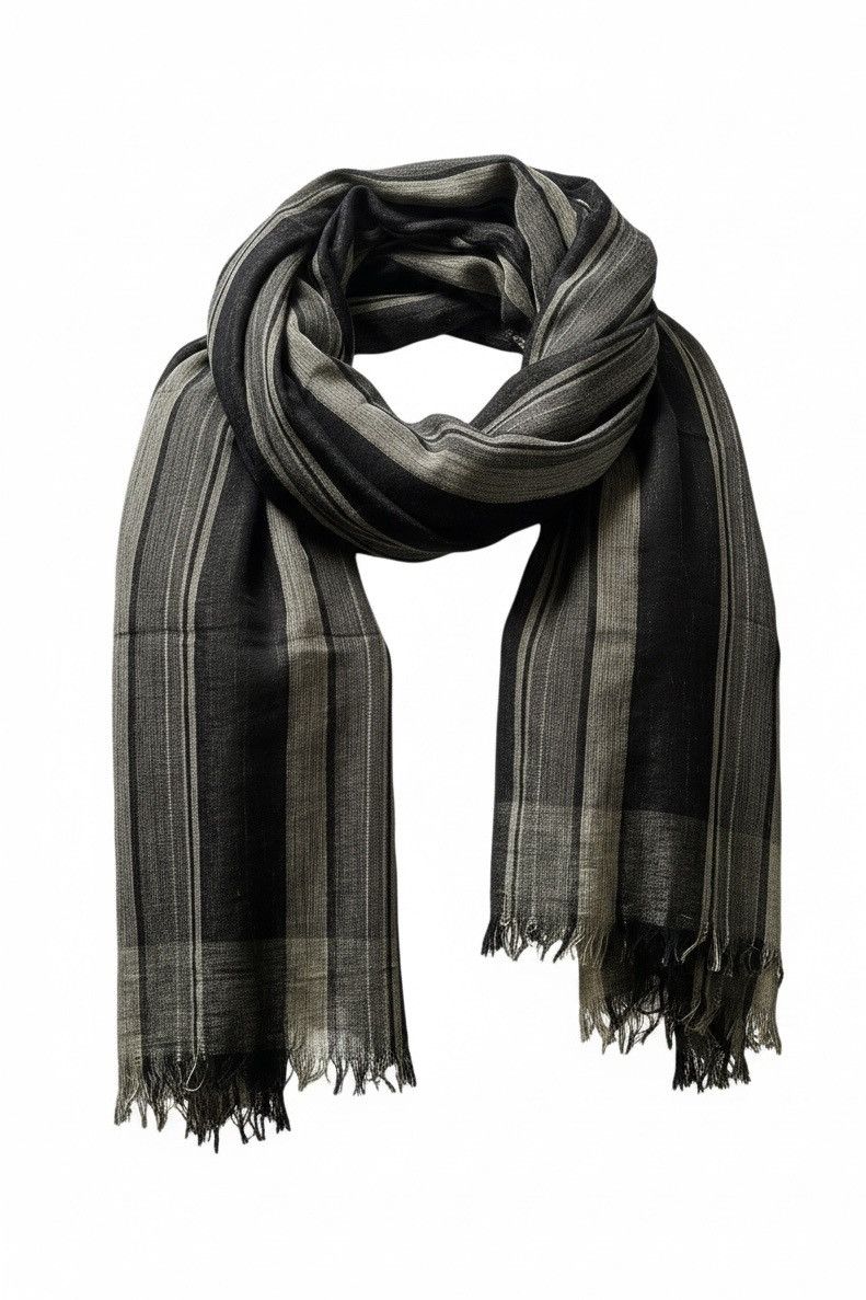 Issey Miyake 1980s Issey Miyake Permanente Big Scarf/ Muffler Size ONE SIZE - 16 Thumbnail