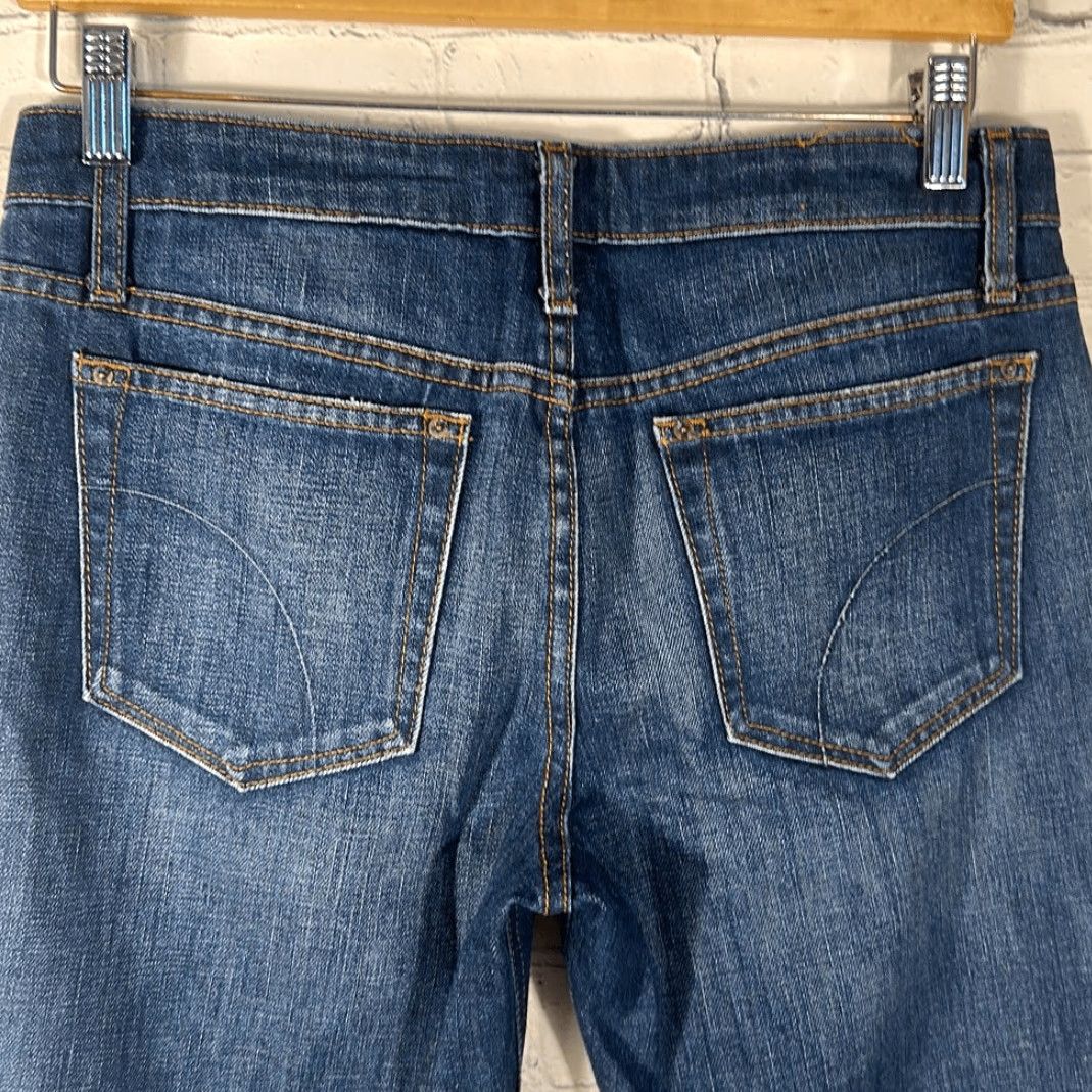 Vintage Joes Jeans Women’s Skinny Jeans 28 Leopard Blue Denim Made in USA Womens Size 28" / US 6 / IT 42 - 5 Thumbnail
