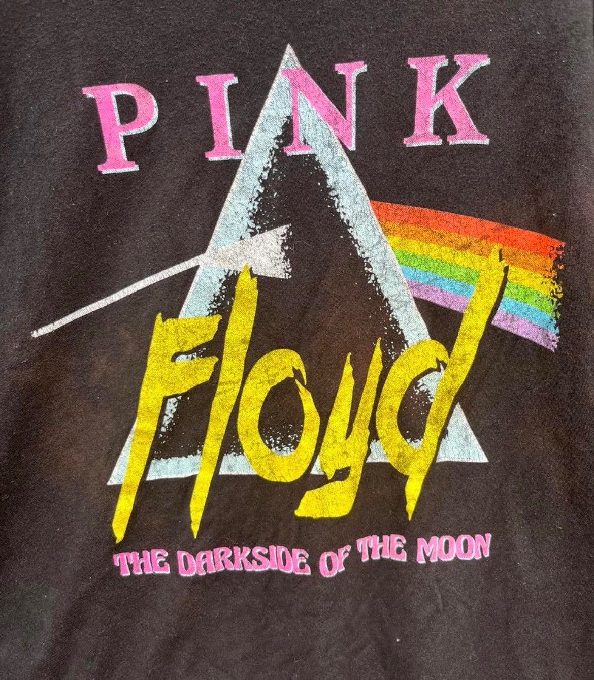 Vintage Pink Floyd Dark Side Of The Moon T Shirt Mens 2XL Size US XL / EU 56 / 4 - 4 Thumbnail
