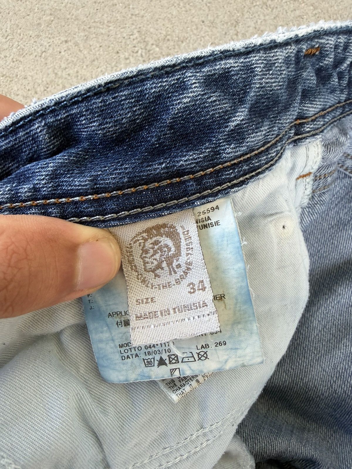 Diesel Diesel Zatiny Bootcut Denim Jeans Size US 34 / EU 50 - 6 Thumbnail