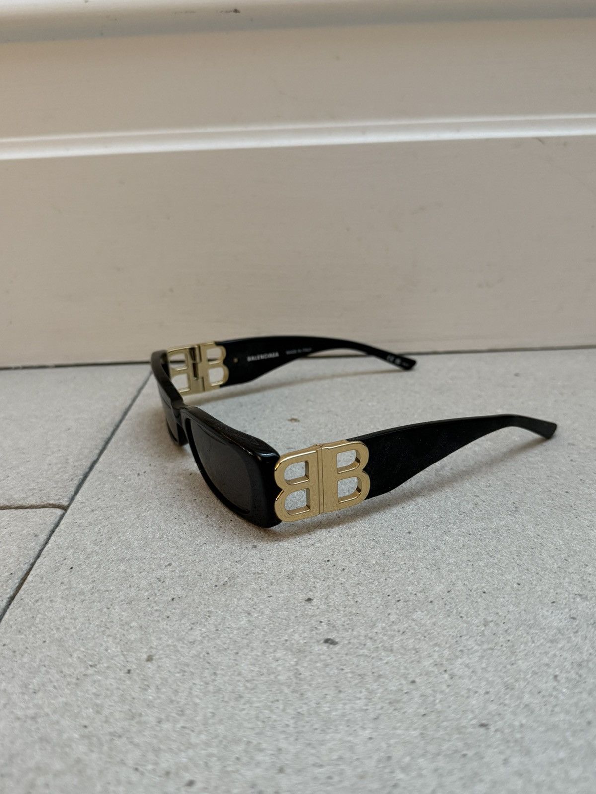 Balenciaga Balenciaga Dynasty Rectangle Sunglasses Size ONE SIZE - 1 Thumbnail