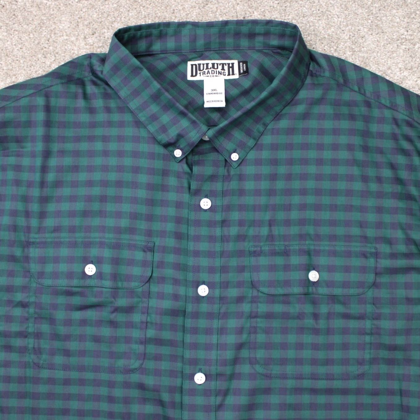 Vintage Duluth Shirt Men 3XL XXXL Green/Blue Plaid Untucked Soft Skills Standard Fit L/S Button-Up Casual Classic Mens Size US XXL / EU 58 / 5 - 4 Thumbnail