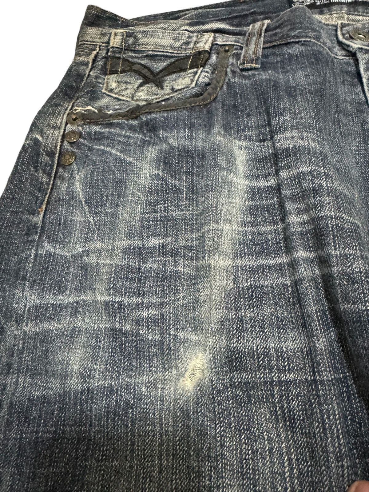 Hysteric Glamour × Japanese Brand × Vintage Vintage Oririn Japan Wings Jeans Size US 37 - 5 Thumbnail