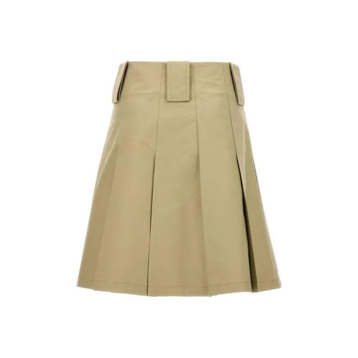 Burberry Burberry Casual Midi Skirt in Beige 0079 Size 30" / US 8 / IT 44 - 1 Thumbnail