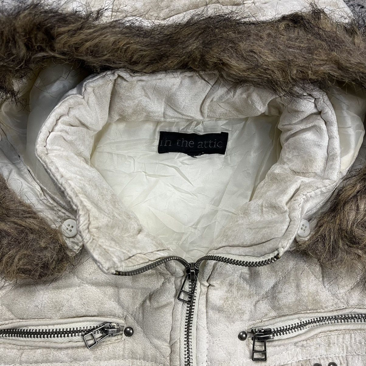 In The Attic In The Attic fur puffer jacket Size US M / EU 48-50 / 2 - 7 Thumbnail