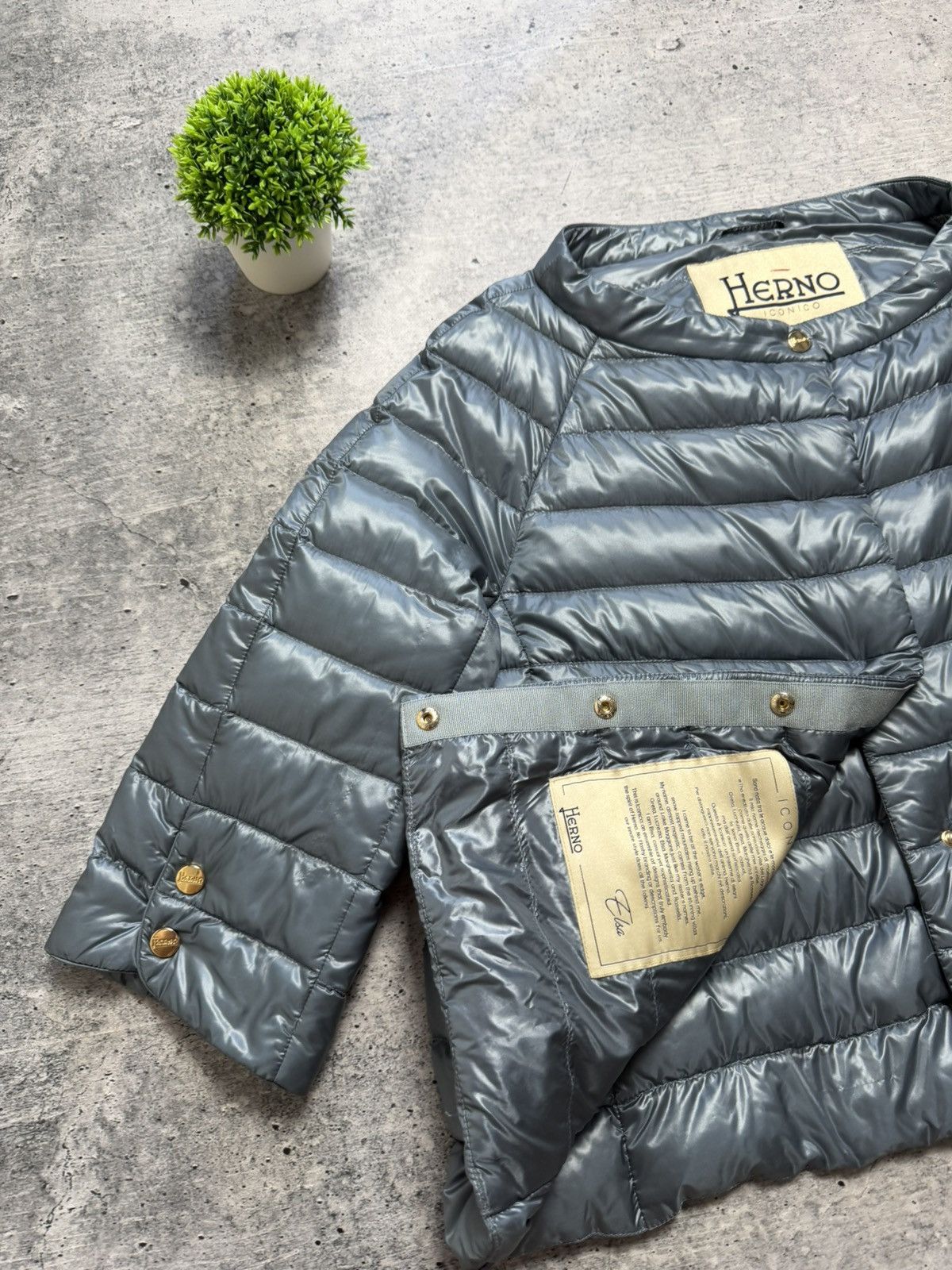 Herno Herno Iconico Elsa Light Down Puffer Padded Jacket Size XL / US 12-14 / IT 48-50 - 4 Thumbnail