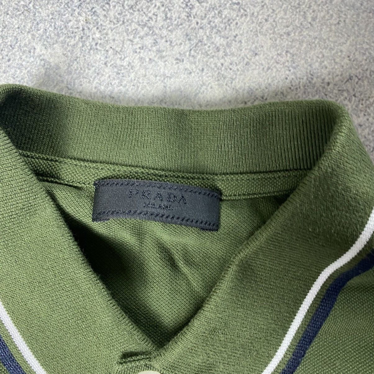 Prada T-shirt green polo red tab Size M