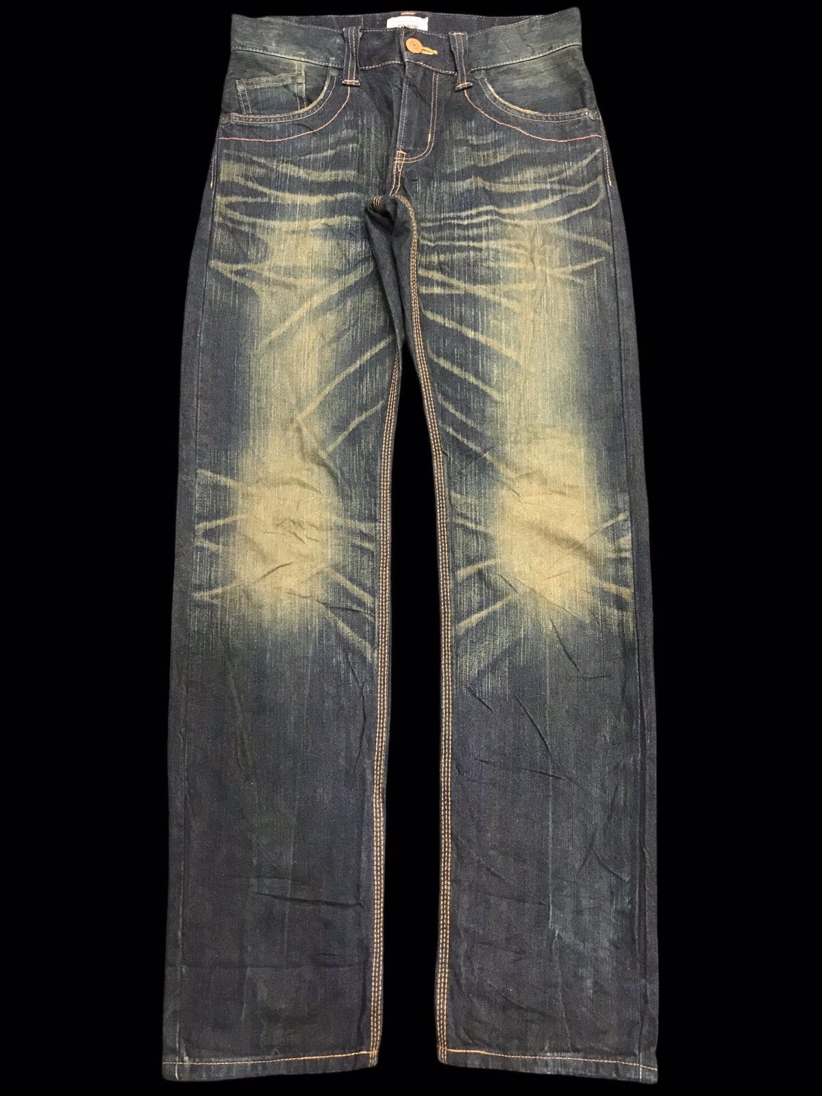 💥ARCHIVAL💥EDWIN RUSTY WASH INSANE FADES STYLE DENIM F380