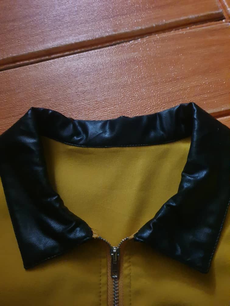 Japanese Brand Unbranded half zipper yellow colour longsleeve shirt Size US XL / EU 56 / 4 - 2 Thumbnail