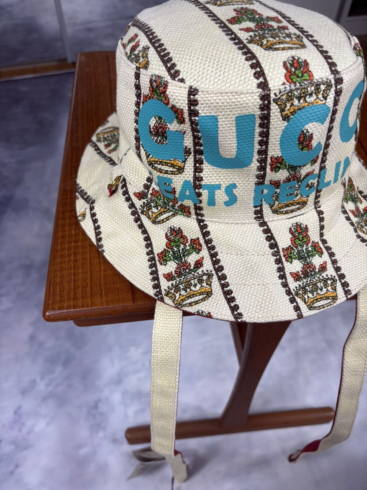Gucci Gucci 100 Reversible Bucket Hat M Size ONE SIZE - 4 Thumbnail