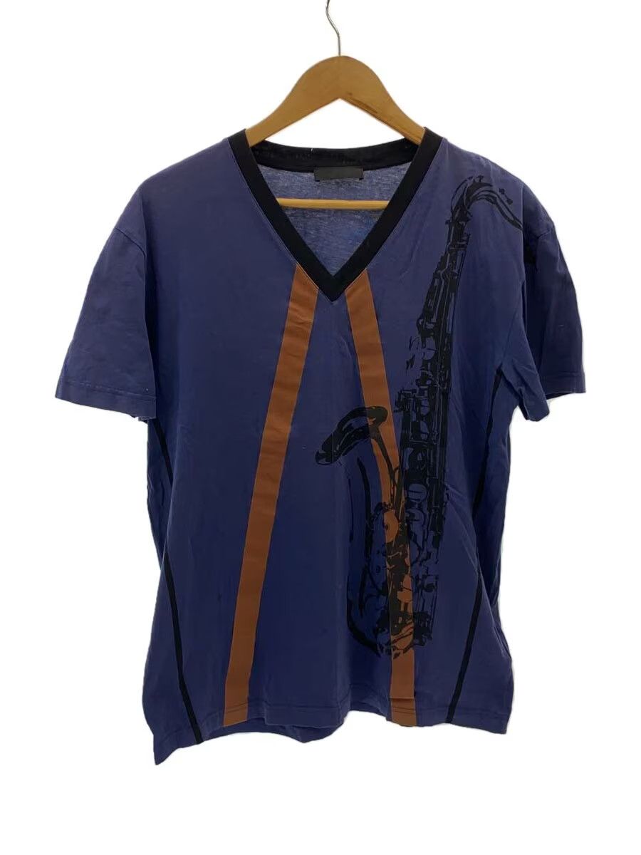 Prada Saxophone V Neck Tee Size US XL / EU 56 / 4 - 1 Thumbnail