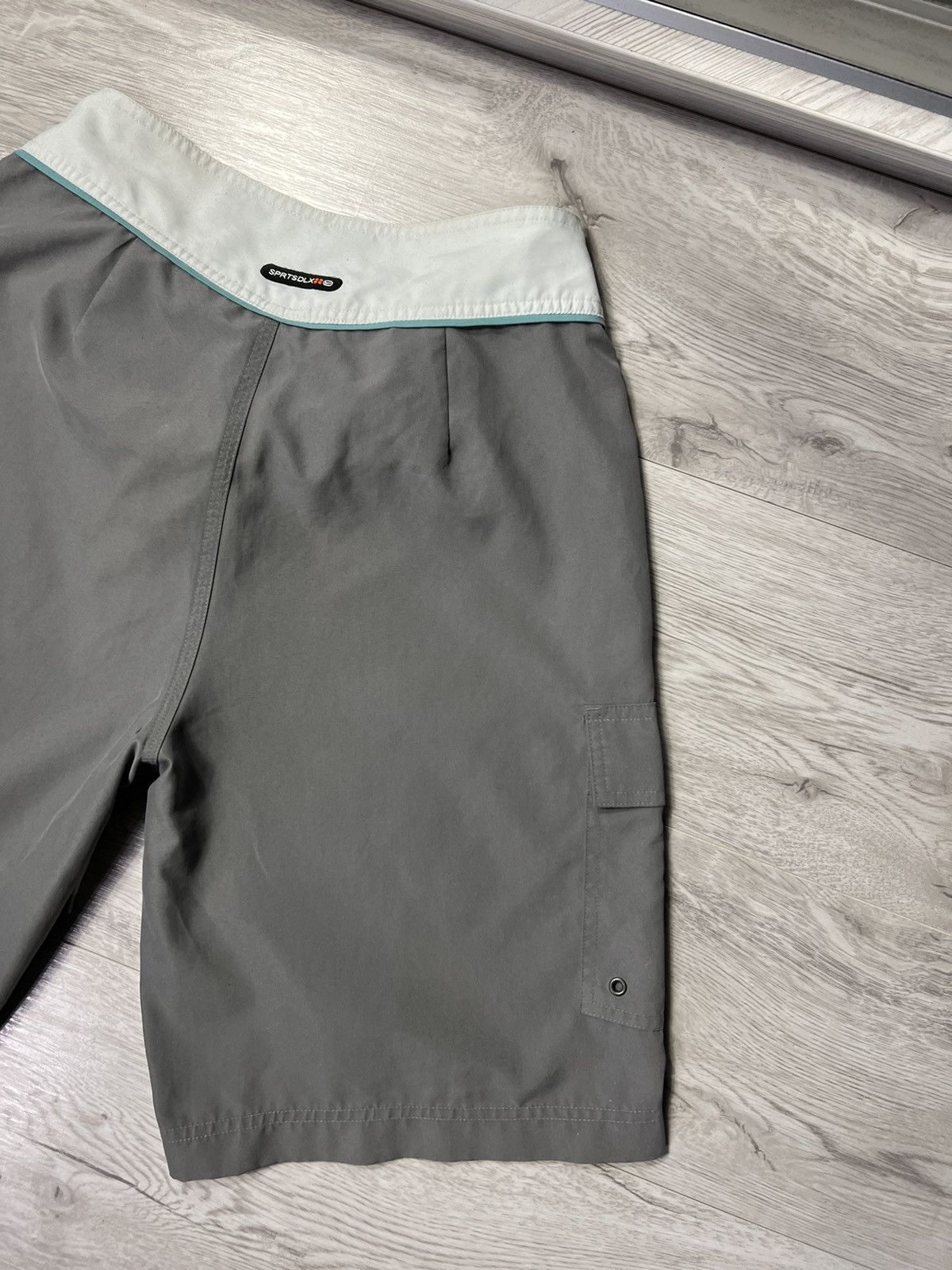 Nike × Vintage Vintage Nike SPRTSDLX Nylon Swimming Shorts Boxy Logo Size US 30 / EU 46 - 8 Thumbnail